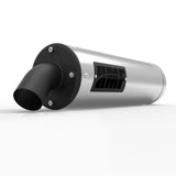 HMF Muffler Polaris RZR S 1000/General 15-24 Stainless Titan-QS Slip On Exhaust Blackout End Cap