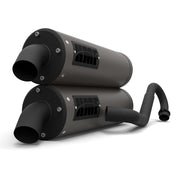 HMF Muffler Polaris RZR XP/4 Turbo/S 16-21 Gun Metal Titan-QS Dual Full System Exhaust