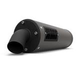 HMF Muffler Polaris Ranger XP 900 / 1000 16-19 Gun Metal Titan-QS Slip On Exhaust Blackout End Cap