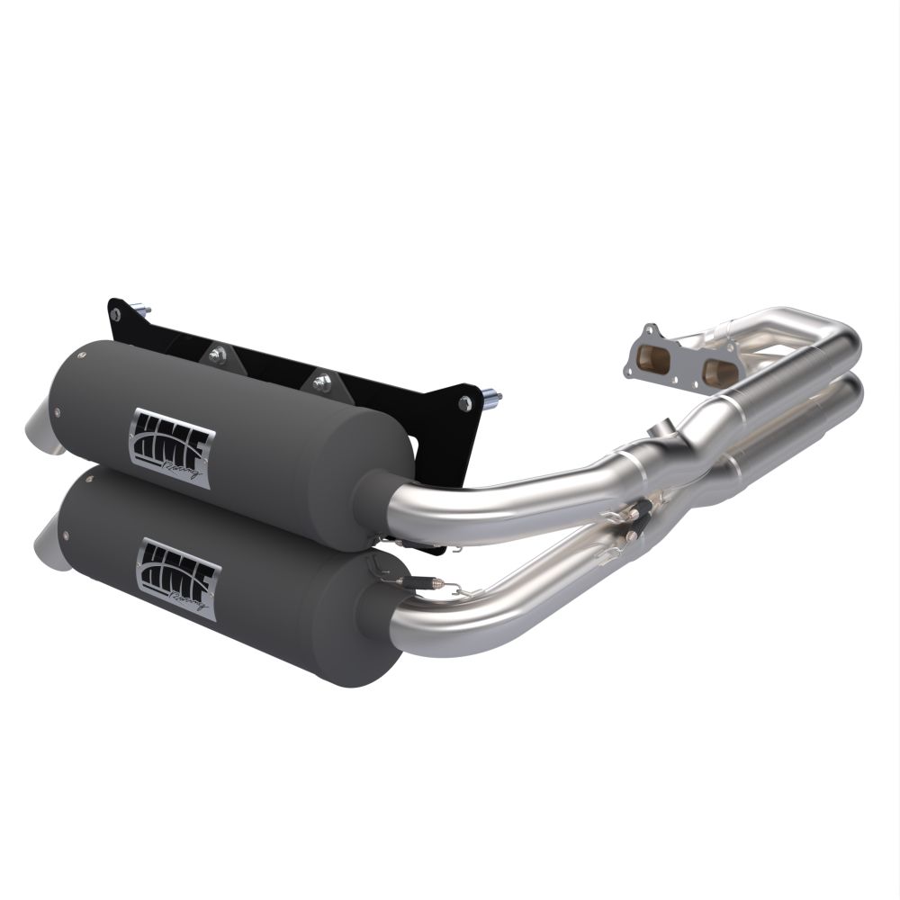 HMF Muffler Polaris RZR XP/4 1000 24-25 Gun Metal Titan-QS Dual Full System Exhaust