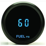 Dakota Digital Round High Resolution Fuel Pressure Gauge Teal Display ODYR-10-2