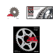520H Chain Nat,Front & Rear Sprocket Kit KAWASAKI ZX600 Ninja ZX-6R 2007-2012