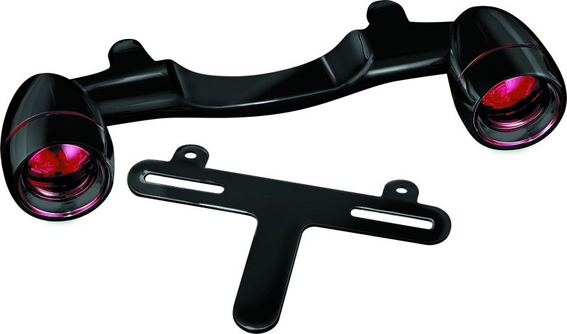 Kuryakyn Gloss Black Bullet Light Rear Turn Signal Bar 5405