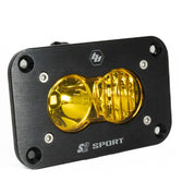 Baja Designs Auxiliary LED Light Pod Each Black Flush Mount S2 Sport Series Driving/Combo Pattern Baja Amber Lens Universal 541013