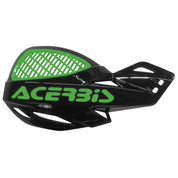 Acerbis Black/Green Uniko Vented Handguards - 2072671043
