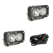 Baja Designs Auxiliary LED Light Pod Pair S2 Sport Series Driving/Combo Pattern Clear Lens Universal 547803