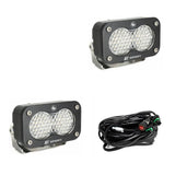 Baja Designs Auxiliary LED Light Pod Pair S2 Sport Series Work/Scene Pattern Clear Lens Universal 547806