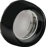 Kuryakyn Gloss Black Deep Dish Bezel For Bullet Turn Signals Smoke Lens 5480