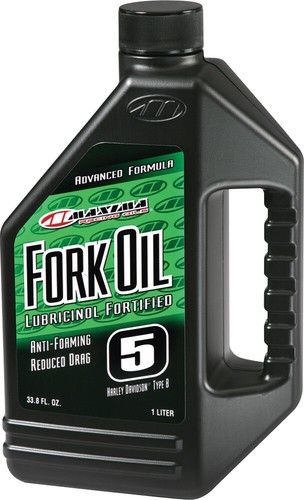 Maxima Motorcycle Fork Suspension Oil 5WT 1Liter Dirt Bike Motocross 54901