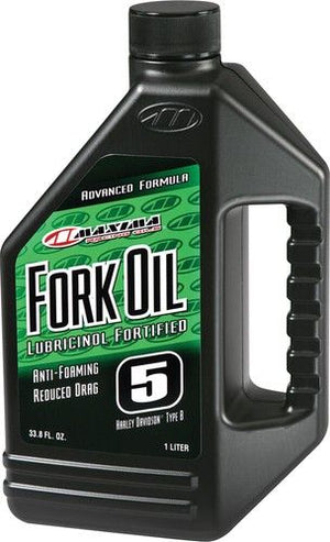 Maxima Motorcycle Fork Suspension Oil 5WT 1Liter Dirt Bike Motocross 54901