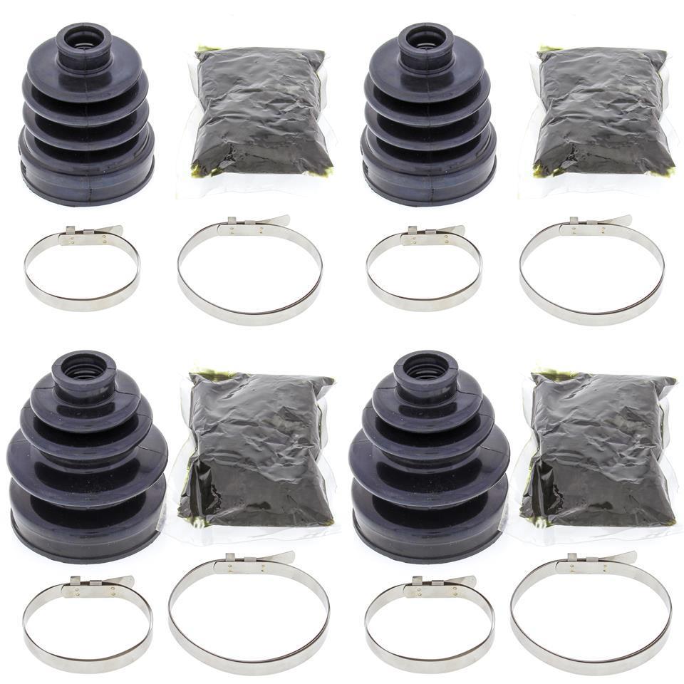 Complete Front Inner & Outer CV Boot Repair Kit TRX350FM Fourtrax Rancher 00-05
