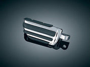 Kuryakyn Chrome Rubber Pilot Footpeg Driver Cruise Pegs Male Mount Pair Harley