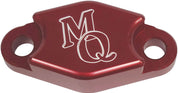Modquad Parking Brake Block-Off Plate Red