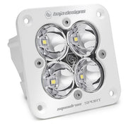 Baja Designs Auxiliary LED Light Pod Each White Flush Mount Squadron Sport Series Spot Pattern Clear Lens Universal 551001WT