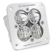 Baja Designs Auxiliary LED Light Pod Each White Flush Mount Squadron Sport Series Driving/Combo Pattern Clear Lens Universal 551003WT