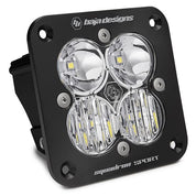 Baja Designs Auxiliary LED Light Pod Each Black Angle Flush Mount Squadron Sport Series Driving/Combo Pattern Clear Lens Universal 551003