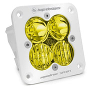 Baja Designs Auxiliary LED Light Pod Each White Flush Mount Squadron Sport Series Driving/Combo Pattern Baja Amber Lens Universal 551013WT