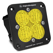 Baja Designs Auxiliary LED Light Pod Each Black Angle Flush Mount Squadron Sport Series Work/Scene Pattern Baja Amber Lens Universal 551015