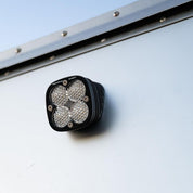 Baja Designs Auxiliary LED Light Pod Each Black Flush Mount Squadron Sport Series Work/Scene Pattern Clear Lens Universal 552006