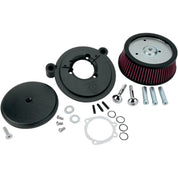 Harley FXDB 07-14Big Sucker Stage 1 Air Cleaner w/Cvr Std Blk by Arlen Ness