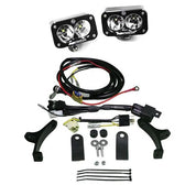 Baja Designs Auxiliary LED Light Pod Each Black Flush Mount Squadron Pro Series Work/Scene Pattern Clear Lens 557003
