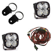 Baja Designs A-Pillar Light Mount Kit Pair 2inch Mount Squadron Sport Series Driving/Combo Pattern Clear Lens Universal 557102
