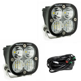 Baja Designs Auxiliary LED Light Pod Pair Squadron Sport Series Driving/Combo Pattern Clear Lens Universal 557803