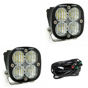 Baja Designs Auxiliary LED Light Pod Pair Squadron Sport Series Wide Cornering Pattern Clear Lens Universal 557805