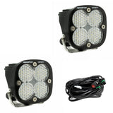 Baja Designs Auxiliary LED Light Pod Pair Squadron Sport Series Work/Scene Pattern Clear Lens Universal 557806
