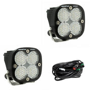 Baja Designs Auxiliary LED Light Pod Pair Squadron Sport Series Work/Scene Pattern Clear Lens Universal 557806
