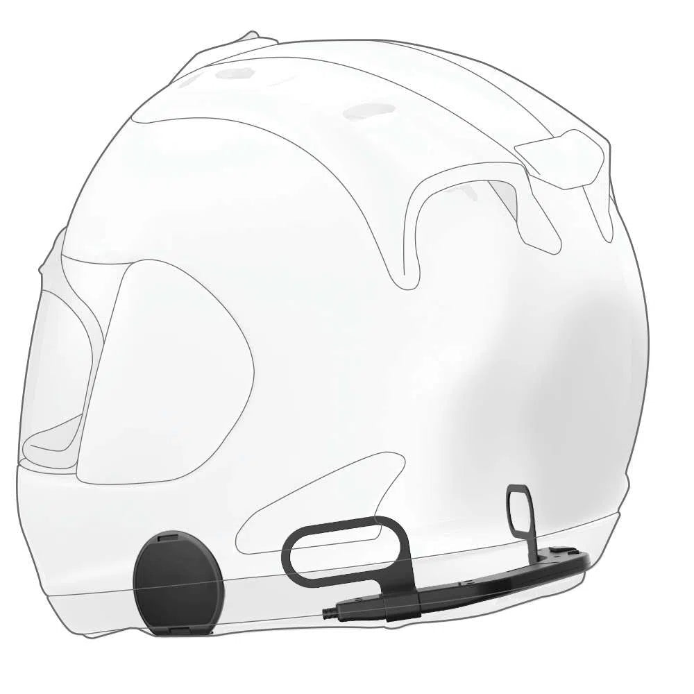 SENA 10U Bluetooth Comm System w/ Handlebar Remote For Arai Full-Face Helmets