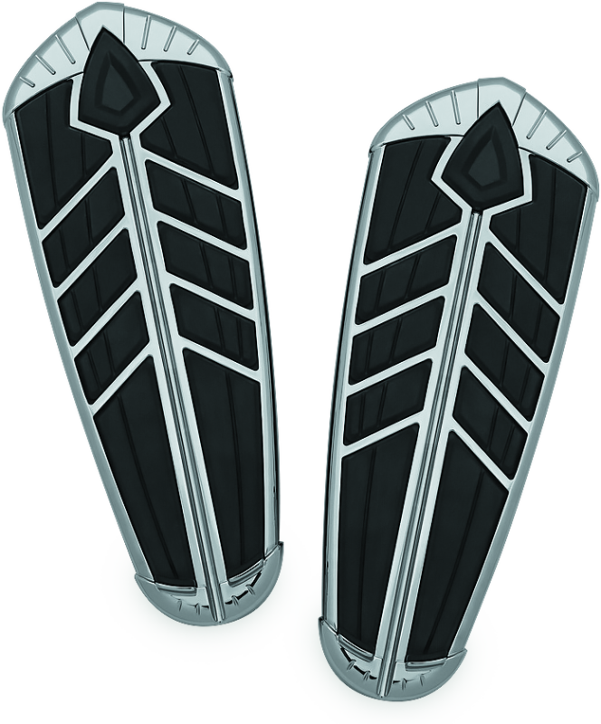 Kuryakyn Chrome Spear Driver Floorboard Inserts 5650