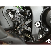 Vortex Racing Adjustable Rear Set Black - RS403K