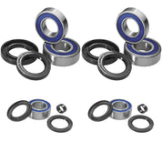 QUADBOSS Front and Rear Wheel Bearing Kits for Honda TRX500 FM IRS 2015-2016