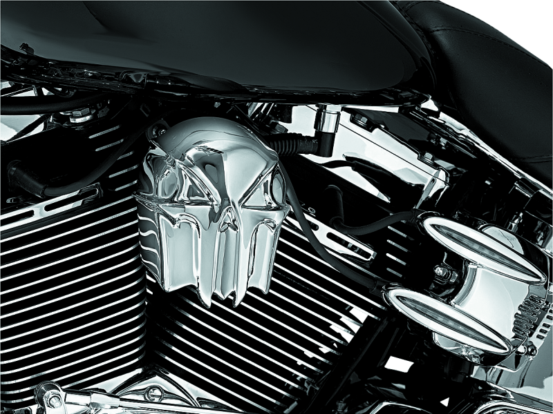 Kuryakyn Chrome Skull Horn Cover 5730