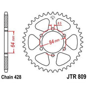 Front & Rear Sprocket Kit for SUZUKI DR125 SE R/S/T/V/W/X/Y 94-00 JT Sprockets