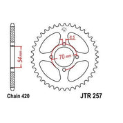 Steel Rear Sprocket 36T for Street HONDA C70 1980-1981