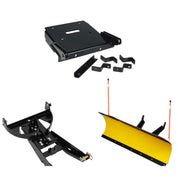 Denali Black UTV Snow Plow Kit For Yamaha Viking VI 2014-2020