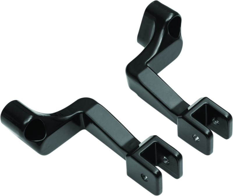 Kuryakyn Gloss Black Passenger Peg Mounts 5830