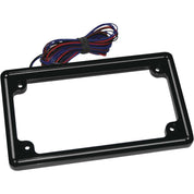 Letric Lighting Universal Plate Light License Plate Frame Gloss Black