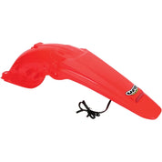 Honda CRF450X 2005-2014 UFO red Rear Fender w LED