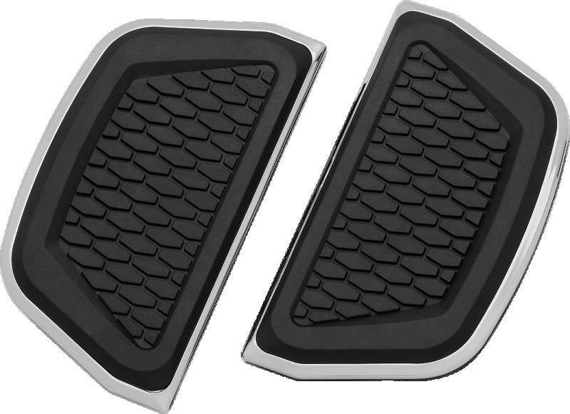 Kuryakyn Chrome Hex Passenger Board Inserts 5902