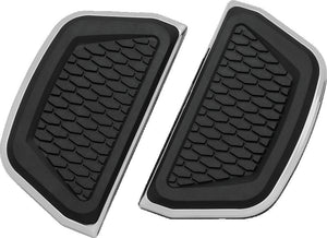 Kuryakyn Chrome Hex Passenger Board Inserts 5902