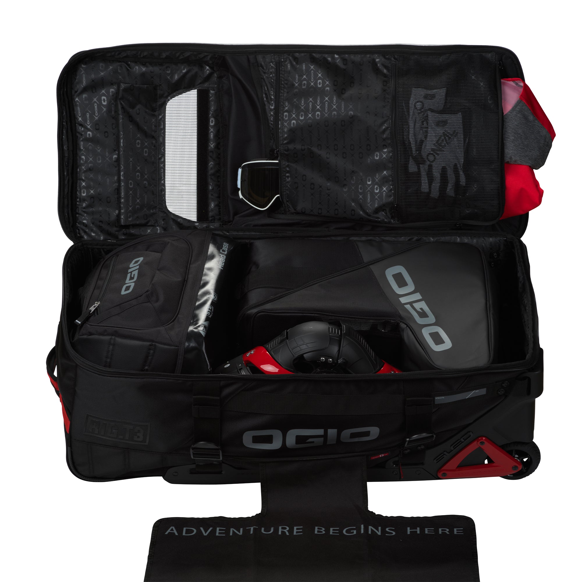 Ogio Rig T3 Black Wheeled Travel Bag SET - 5919580OG