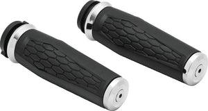 Kuryakyn Chrome Hex Grips Thottle-By-Wire 5922