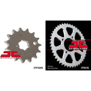 Front & Rear Sprocket Kit for KAWASAKI KZ400 S1,S2,S3-USA 75-77 JT Sprockets