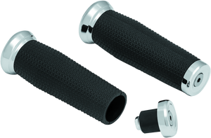 Kuryakyn Chrome Thresher Grip Metric 5946