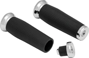 Kuryakyn Chrome Thresher Grips Universal 1in 5948