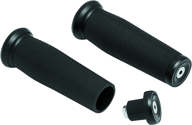 Kuryakyn Black Thresher Grips Universal 1in 5949