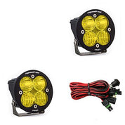 Baja Designs LED Light Pod Pair Squadron-R Pro Series Driving/Combo Pattern Baja Amber Lens Universal 597813